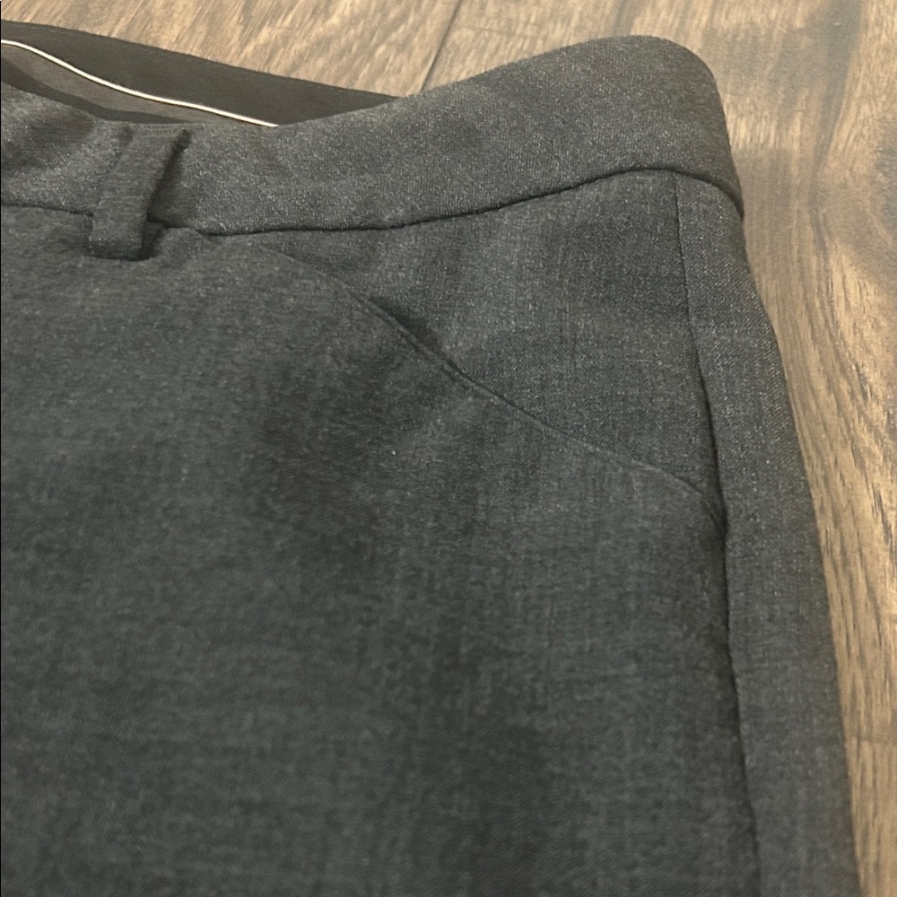 GAP Perfect Trouser Women’s Size 12L Grey Plaid Dress Pants 35.5” Inseam - Picture 4 of 6